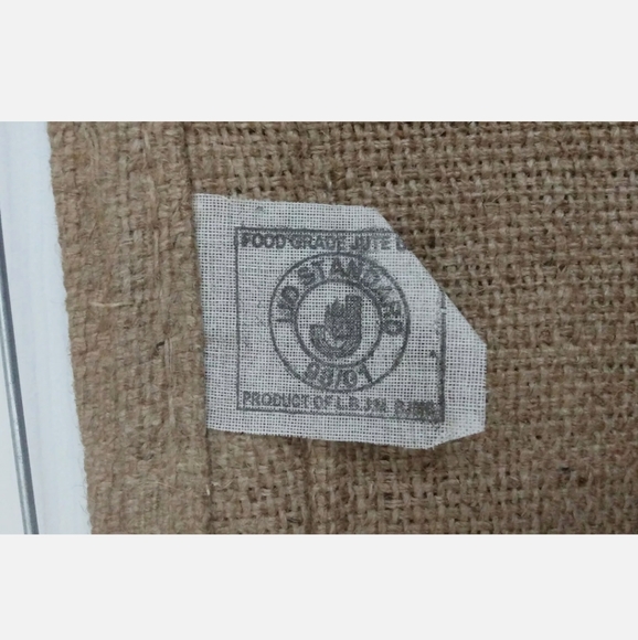 XL Rare AMAPOLA TARRAZU Costa Rica Burlap Bag - Picture 7 of 8